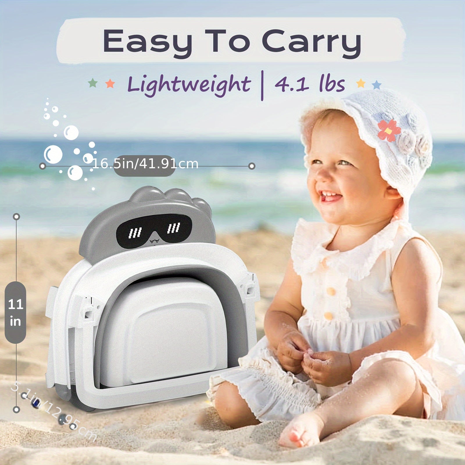 SmartTemp Foldable Bath Tub