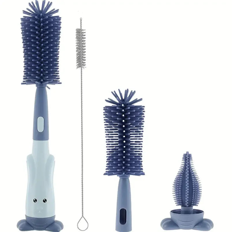 Three-in-one Electric Bottle Brush