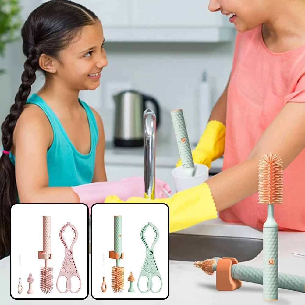 Baby Electric Silicone Bottle Brush