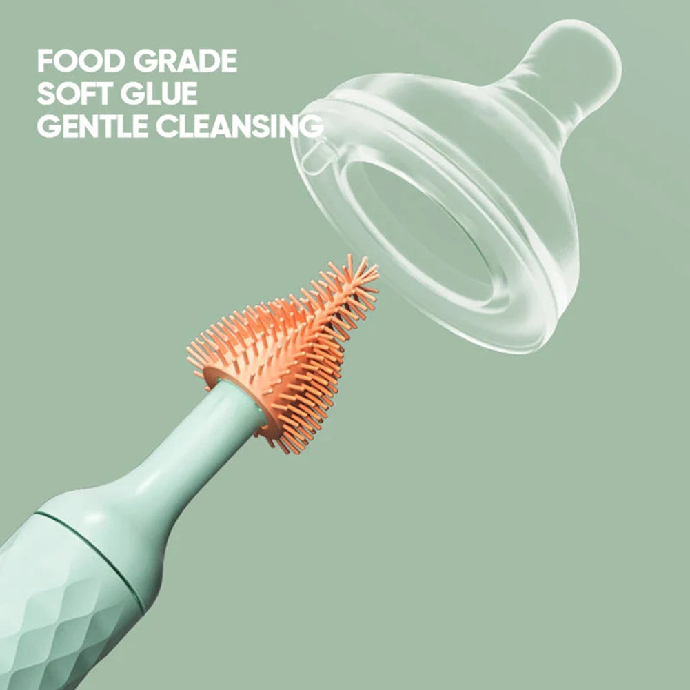Baby Electric Silicone Bottle Brush